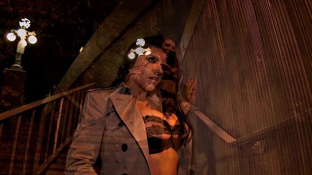 Rome Rain Having Sex in Public