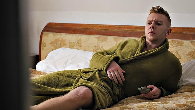 Katie's Sanctuary Part 3: British blondes scissor and massage in the bedroom pool