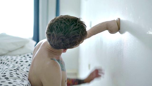 Hung twink fucking himself after anal toying