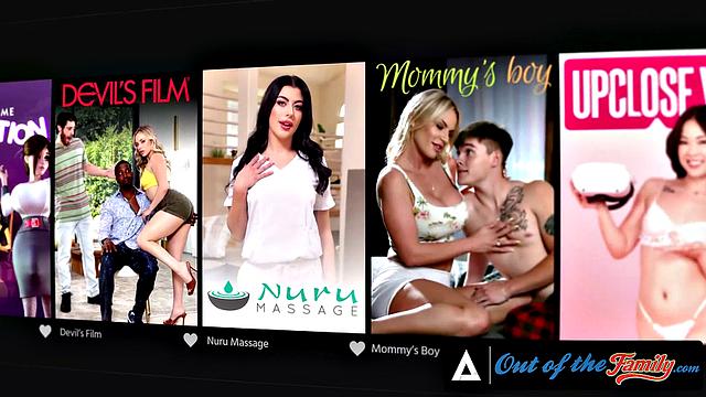 OUT OF THE FAMILY - Lexi Lore & Chanel Camryn Have Mouths Full Of Cum After Sex With Stepbro