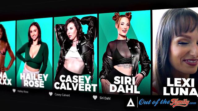 OUT OF THE FAMILY - Lexi Lore & Chanel Camryn Have Mouths Full Of Cum After Sex With Stepbro