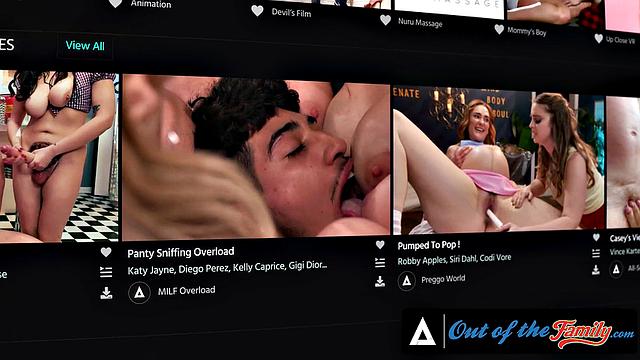 OUT OF THE FAMILY - Lexi Lore & Chanel Camryn Have Mouths Full Of Cum After Sex With Stepbro