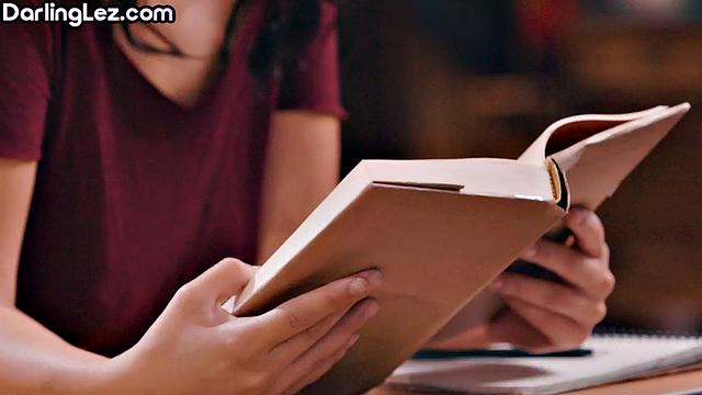 Horny lesbians fingering until orgasm