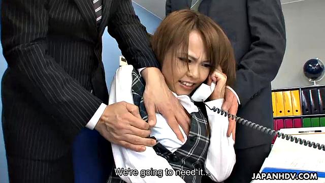 Saki enjoys hot sex toys in her pussy