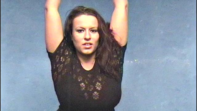 Legendary Aneta Buena on Glass Table