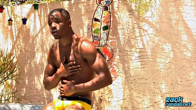 charles king shows off his big asset again, js wild can barely handle it