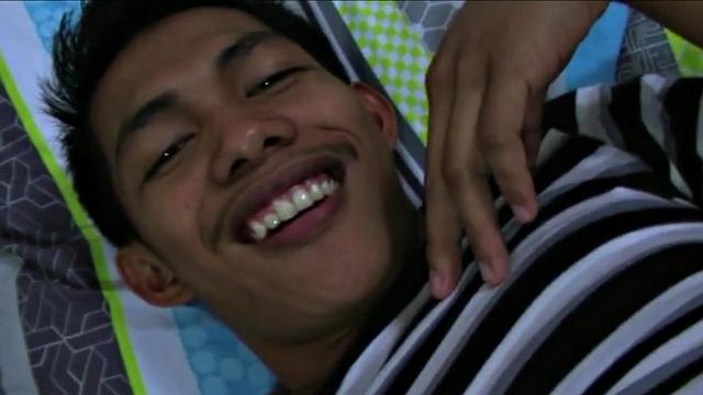 Benjie Foot Stroking