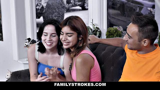 Реми заводит жаркий групповой секс с Миланом и Хейзел