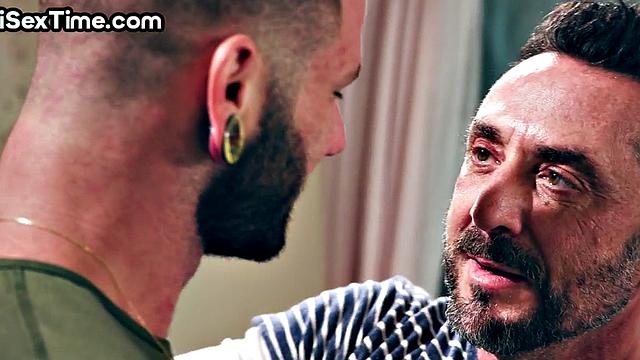 Stunning MILF banged in bisex 3some