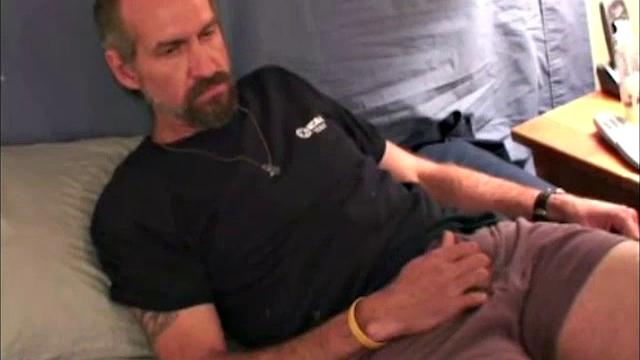 This 40 year old carpenter did decide to come back for a second video with me. I'm not kidding myself.  With the economy the way it is, thi hairy, handsome man desperately needs to find ways to make a living.