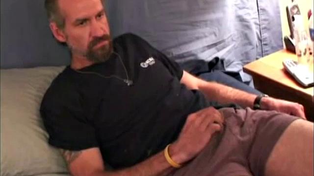 This 40 year old carpenter did decide to come back for a second video with me. I'm not kidding myself.  With the economy the way it is, thi hairy, handsome man desperately needs to find ways to make a living.