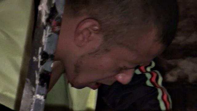 Amateur cocksucking stud fucked in the basement