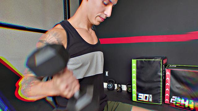 NextDoorBuddies - Tatted Stud Desires Flex Fucks with Flexible Crush