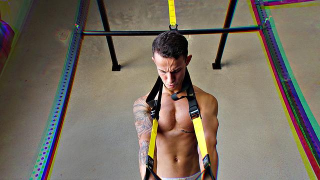 NextDoorBuddies - Tatted Stud Desires Flex Fucks with Flexible Crush