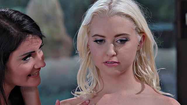 Petite Blonde Chloe Cherry Has Naughty Threesome With Sorority Roommates Lily Love & Rae