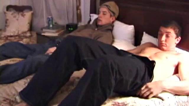 It can get kind of old jerking off by yourself all the time, so Adam brought his friend Trevor over to join him in a horny wank session. Two cum shots are always better than one. And watching your friend get off always makes it more intense.