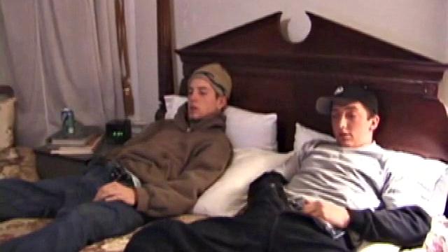 It can get kind of old jerking off by yourself all the time, so Adam brought his friend Trevor over to join him in a horny wank session. Two cum shots are always better than one. And watching your friend get off always makes it more intense.