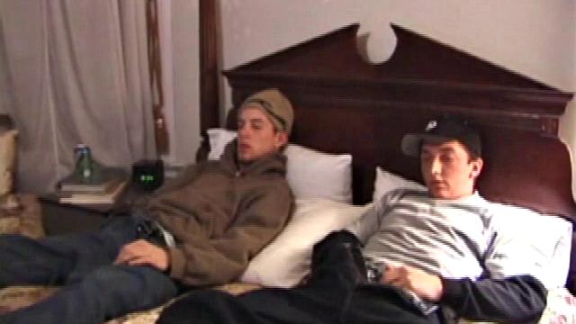 It can get kind of old jerking off by yourself all the time, so Adam brought his friend Trevor over to join him in a horny wank session. Two cum shots are always better than one. And watching your friend get off always makes it more intense.