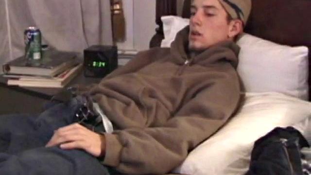 It can get kind of old jerking off by yourself all the time, so Adam brought his friend Trevor over to join him in a horny wank session. Two cum shots are always better than one. And watching your friend get off always makes it more intense.