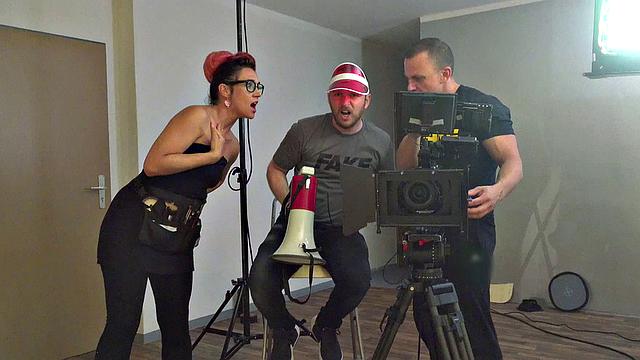 на съёмках страсти кипят - журека жёстко трахается со стивом