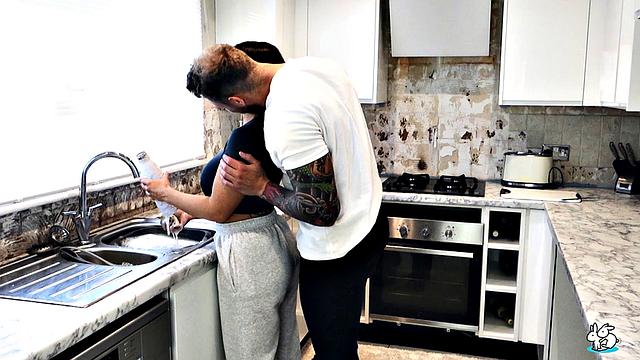 Anal In The Kitchen With A Hot Babe