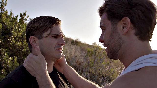 Stunning ebony babe nailed after sucking hard cock