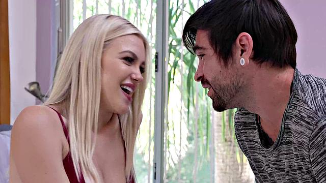 Jazlyn Ray gets to fuck her friend's brother before she leaves town