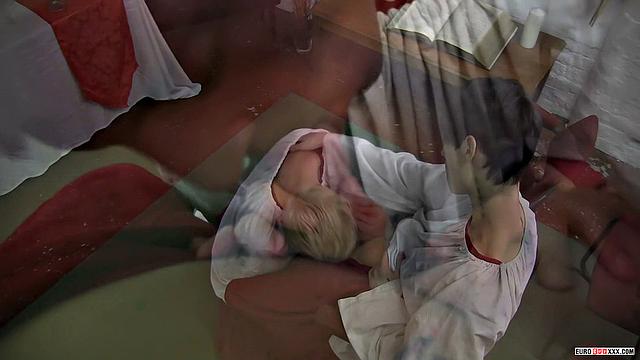 Hot Choir Makes A Milky Mess - Nail Brooks &amp;amp; Skye Romeo