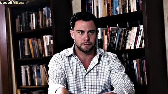 Stunning inked bae fucked on table by boss to get a job