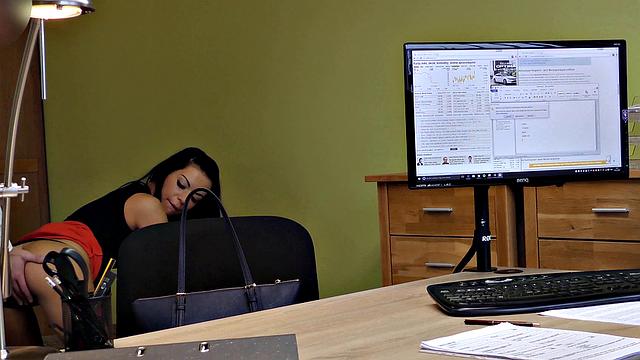 LOAN4K. Sexy girl ready for anything to get the money she needs