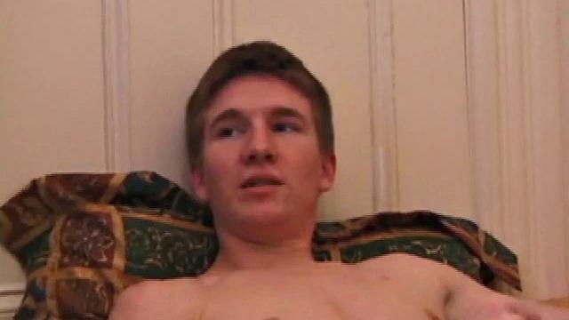 Casey is excited to stroke his cock for us. The twink quickly strips down to his boxers, and then gets naked, before settling in for a long stroke show. His low hanging balls bounce with every stroke as his dick grows and hardens.