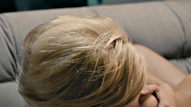 Busty lesbian scissoring and fingering in couple