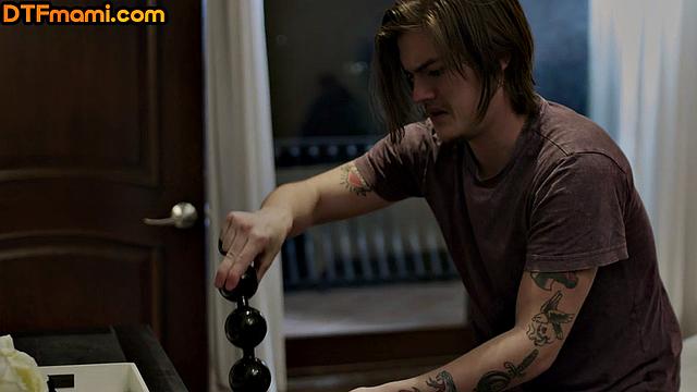 Curvy redhead pounded by stepson