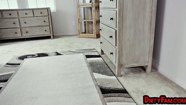 Big-titted MILF teaches stepdaughter