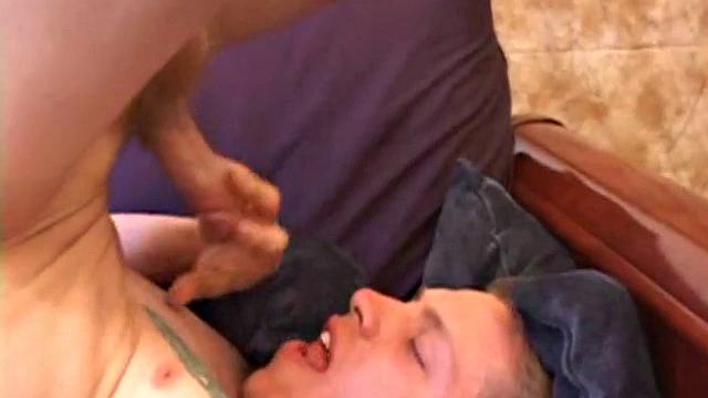 Shane is assisted by another hand in a jerk off scene.