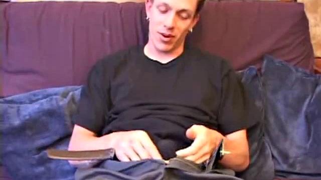 Shane is assisted by another hand in a jerk off scene.