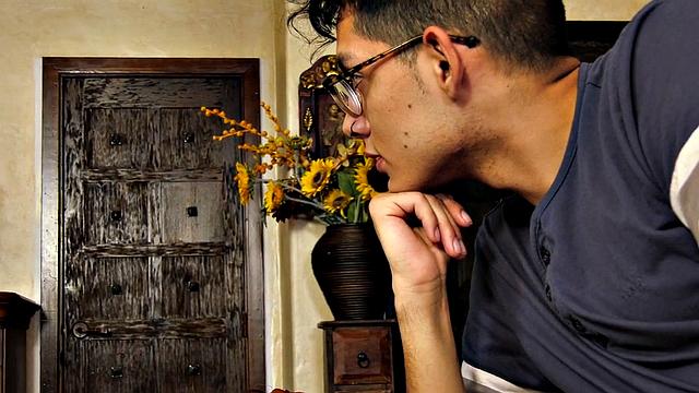 Doggystyled college trans seduces study partner