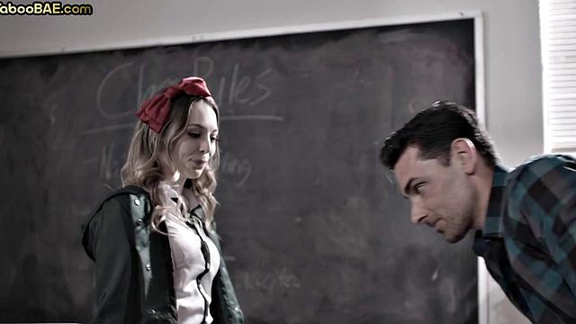 Taboo college bae doggysyled by teacher in classroom