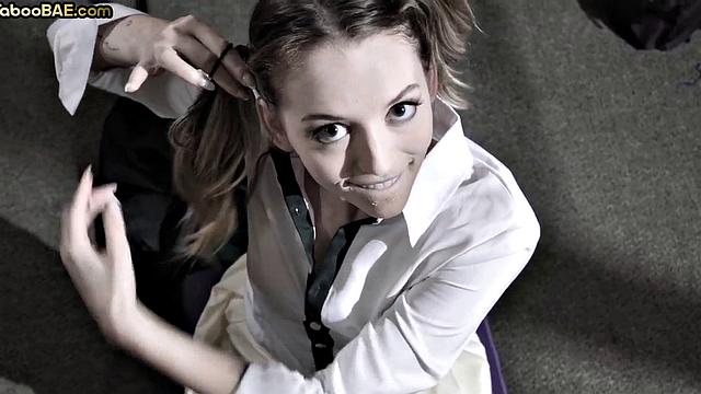 Taboo college bae doggysyled by teacher in classroom