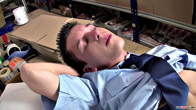 Sex Shop Packing Guys Take A Break - Chad Chambers &amp;amp; Tristan Dean