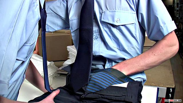 Sex Shop Packing Guys Take A Break - Chad Chambers &amp;amp; Tristan Dean