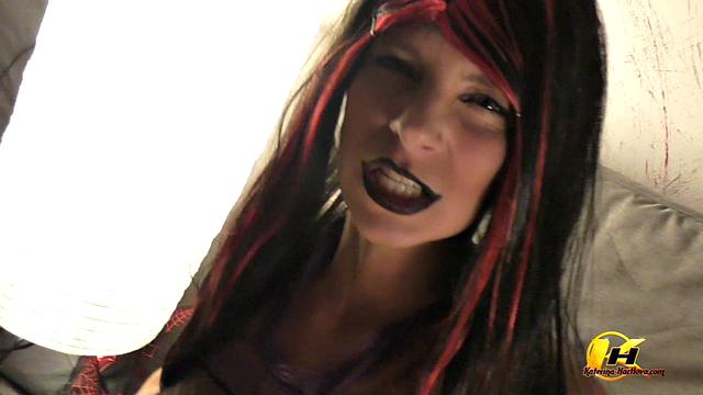 Milking Boobs At Carnival Costume Party