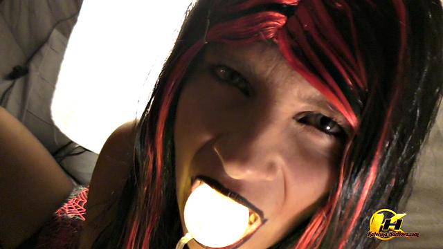 Milking Boobs At Carnival Costume Party