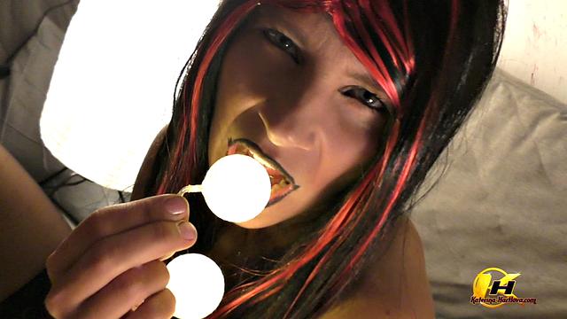 Milking Boobs At Carnival Costume Party