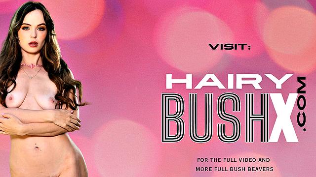 Hairy beauty pounded by her BF after deepthroat