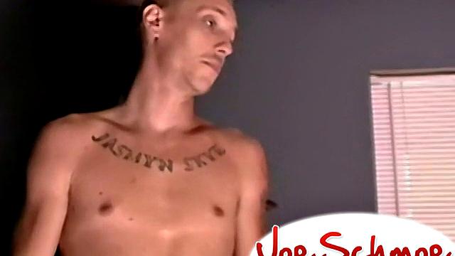 Straight Bruce Gets Deep-Throated - Bruce
