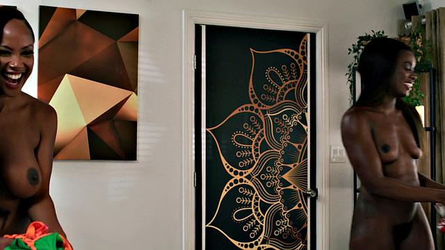 ALL GIRL MASSAGE - Perfect Lesbian Threesome During Hot Massage With 3 Hot Babes