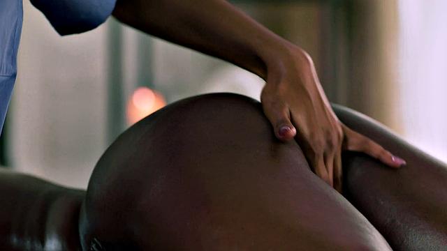 ALL GIRL MASSAGE - Perfect Lesbian Threesome During Hot Massage With 3 Hot Babes