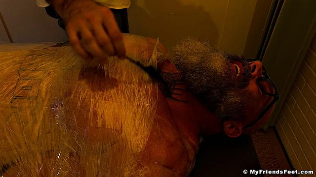Rick Gets Mummified For Halloween - Rick