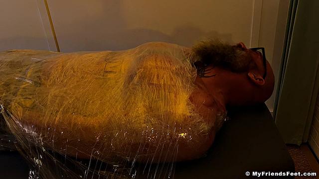 Rick Gets Mummified For Halloween - Rick